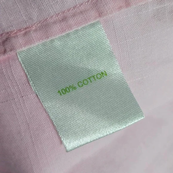 Lilly Pulitzer Pink Smocked Neck Cotton Tunic Top Shirt Women Size 6 - Picture 6 of 7